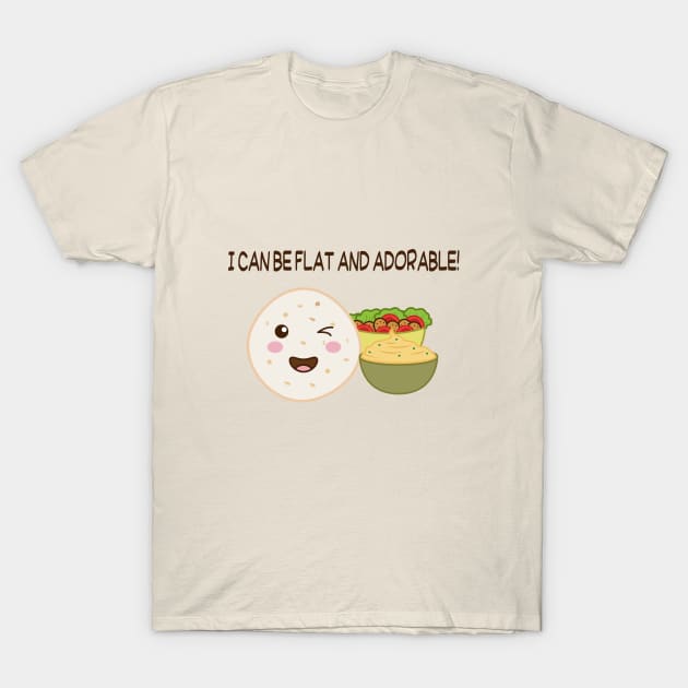 Flatbread T-Shirt by chyneyee